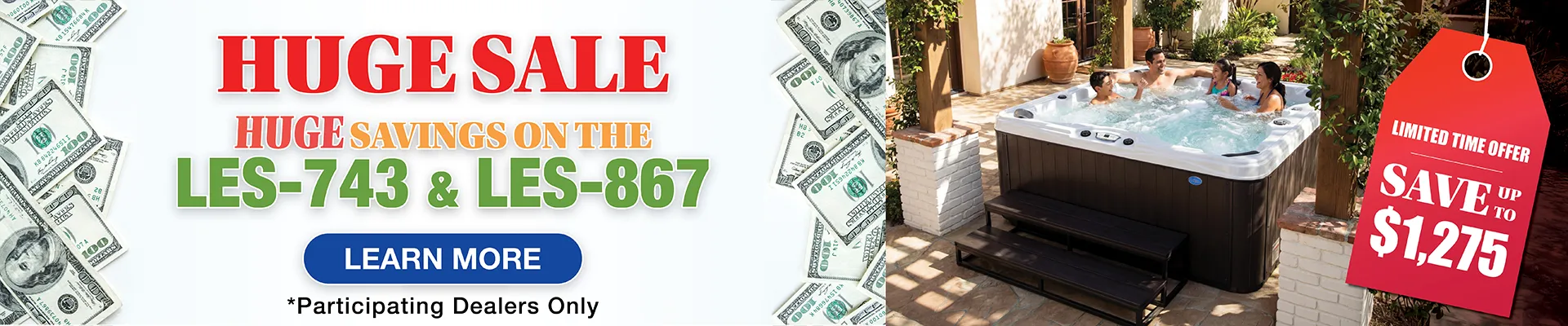 Calspas hot tub being used in a family setting - Boulder